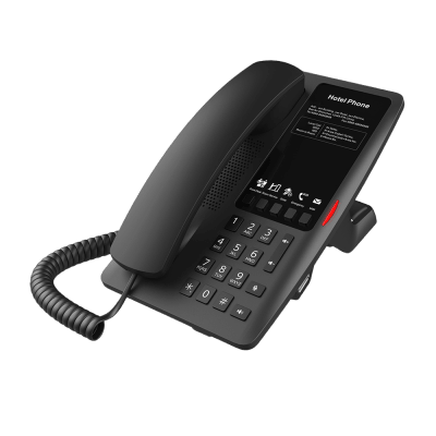 FANVIL - Teléfono IP WI-FI para Hotelería, Puerto USB-A para carga, 5 teclas programables para servicio rápido (Hotline), plantilla personalizable con PoE