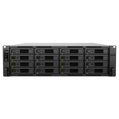 SYNOLOGY - Servidor de Almacenamiento RackStation RS2825RP+ | 16 Bahías | 3U | Hasta 560 TB | Rendimiento 3,519/1,790 MB/s | Fuentes de Alimentación Duales | Expansión PCIe | Compatible con Virtualización y Vigilancia.