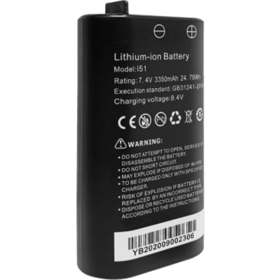 EPCOM - Batería Li-ion para tester de Video | Compatible con TPTURBOLITE y TPTURBOLITE (8K) | 7.4 V CC | 3350 mAh | 24.79 Wh | Voltaje de Carga 8.4 Vcc  | 115 g (0.25 lb) | 74x38x21 mm (2.91x1.49x0.82 in) | Norma GB31241-2014.
