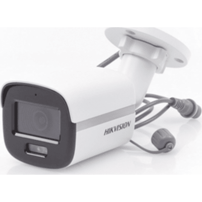 HIKVISION - [ColorVu] Bala TURBOHD 2 Megapixel (1080p) / Imagen a Color 24/7 / Lente 2.8 mm / METAL / Luz Blanca 20 mts / Exterior IP67 / TVI-AHD-CVI-CVBS / dWDR