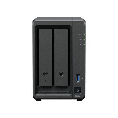 SYNOLOGY - Dispositivo de Protección de Datos Synology ActiveProtect DP320 | 2 HDD 8 TB (RAID 1) | AMD R1600 2 Núcleos | 8 GB RAM | Protección Ransomware | Inmutabilidad y WORM | Copia de Seguridad y Recuperación Flexible | Compatibilidad