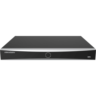 HIKVISION - [AcuSeek] NVR 32 Megapixel (8K) / 8 Canales IP / 8 Puertos PoE+ / ACUSENSE / Reconocimiento Facial / POS / 2 Bahías de Disco Duro / HDMI en 4K / Alarmas I/O