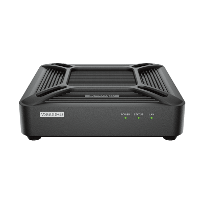 SYNOLOGY - VisualStation VS600HD | Solución de Monitorización de Doble Pantalla | Salida HDMI 4K | Transmisiones IP hasta 720p/600 FPS | Compatible con Surveillance Station | Conformidad NDAA y TAA | Montaje VESA.