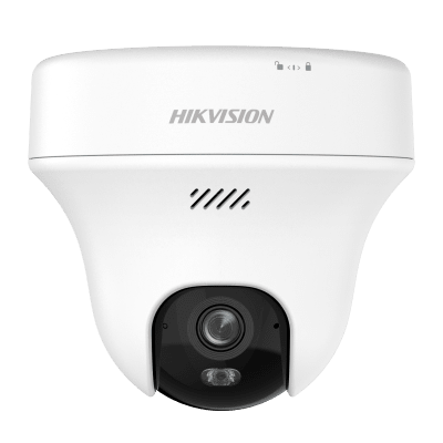 HIKVISION - Turret PT IP 5 Megapixel (3K) Megapixel / Lente 2.8 mm / Dual Light (10 mts IR + 10 mts Luz Blanca) / Wi-Fi 6 / Interior / ACUSENSE / dWDR  / H.265 / Audio Bidireccional (Micrófono y Bocina) / 5 VCD
