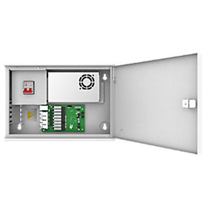 HIKVISION - Switch Poe administrador de cámaras de estacionamiento / 8 Puertos POE Hikvision / Soporte 32 Cámaras / 2 Puertos Gigabit Ethernet / Protección con Circuit Breaker / Instalación Plug and Play / Montaje en Pared