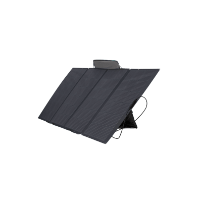 ECOFLOW - Módulo Solar Portátil y Flexible de 400W Recomendado para Estaciones Portátiles EcoFlow / Ajuste de Ángulo / Carga Eficiente / Incluye Cable XT60 a MC4