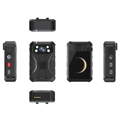 HIKVISION - Body Camera Portátil / Grabación a 2K / Pantalla 2.4" LCD / IP68 / H.265 / 64 GB de Almacenamiento / GPS / WIFI / 3G y 4G / Fotos de Hasta 40 Megapixel / Micrófono Integrado con Reducción de Ruido / Batería Intercon