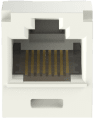 PANDUIT - Conector Jack RJ45 Estilo TG, Mini-Com, Categoría 6A, Con Gel Resistente a la Corrosión, de 8 Posiciones y 8 Cables, Color Blanco Mate