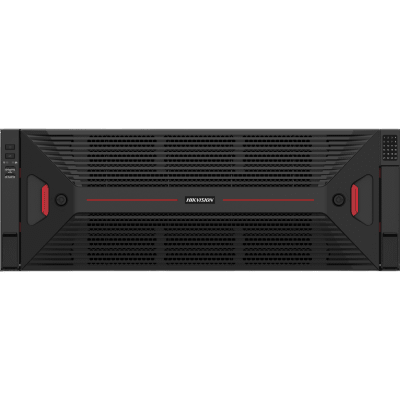 HIKVISION - NVR 32 Megapixel (8K) / 256 canales IP / 30 Bahías de Disco Duro (600 TB) / 4 Puertos de Red / Soporta RAID con Hot Swap / ACUSENSE / ANPR