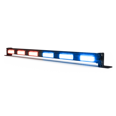 ECCO - Barra de luz 29¨6 módulos Rojo/Azul 96 Leds para Pick up / Tumbaburros Análoga