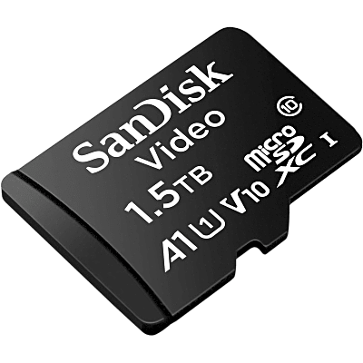 SANDISK - Memoria microSD SanDisk 1.5TB (1500 GB) / Alta Resistencia / Videovigilancia / Clase 10