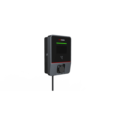 HIKVISION - Estación de Carga AC para Vehículos Eléctricos Montaje en Pared / 22 kW / IEC62196-Type2 / 7" LCD / Protecciones Múltiples / IP55 IK07 / 4G-WiFi-Ethernet / OCPP Compatible