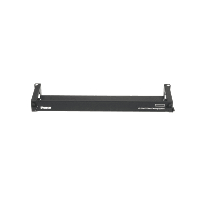 PANDUIT - Organizador de Cables Frontal, para Panel de Fibra Óptica HD Flex, de 1 UR, Color Negro