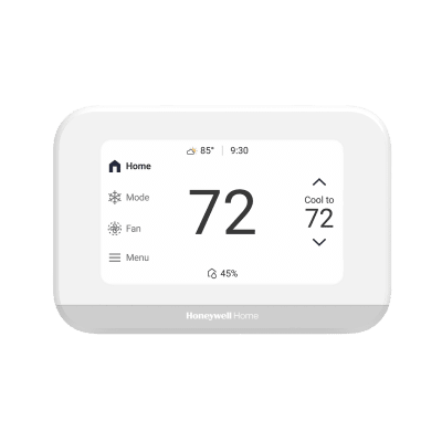 HONEYWELL HOME RESIDEO - Termostato Inteligente ElitePRO S900 / Pantalla Táctil 4.3 pulgadas / Control WiFi-Bluetooth-Matter / Sensor de Humedad / Hasta 3H/2C Bomba de Calor / Certificación ENERGY STAR / Diseño Elegante Blanco o Negro