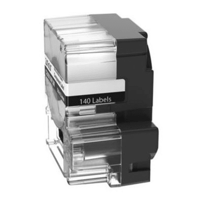 PANDUIT - Casete de 140 Etiquetas Adhesivas, Para Identificación de Marcadores de Cable, Rack o Gabinetes, 50.8 x 25.4 mm (2 x 1 Pulgadas), Color Blanco