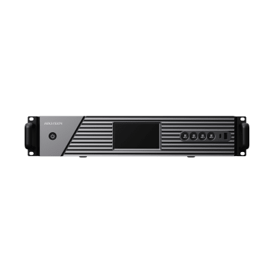 HIKVISION - Chassis Controlador de Video Wall 6 Slots / 2U Rack / Hasta 6 Tarjetas (Entrada y Salida de Video) / 4K Ultra HD / Hot-Swappable / Touch LCD 4.5" / Genlock Sync