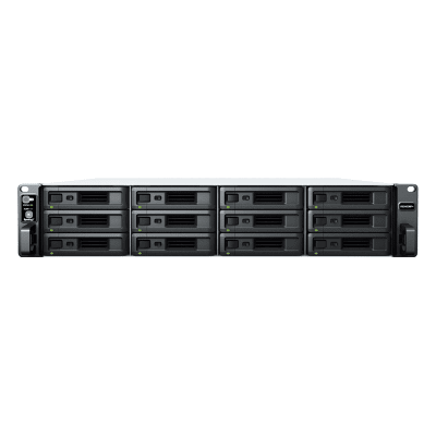 SYNOLOGY - Servidor NAS Rack / 12 Bahías / 2U / Hasta 432 TB / 10GbE Integrado / Fuentes Duales Hot-Swap / RAID / Expansión PCIe 3.0 x8