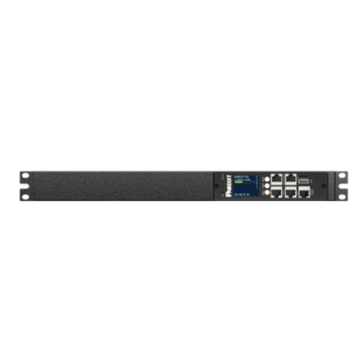 PANDUIT - PDU Monitoreable Horizontal / 8 Salidas 5-20R / Entrada NEMA 5-15P / 120 Vca / 15 A / 1UR 19 in