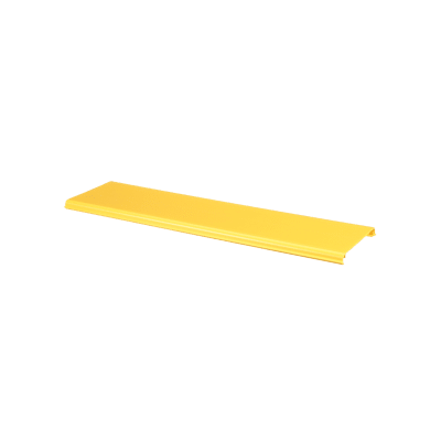 PANDUIT - Tapa Con Bisagra a Presión Para Canaleta FiberRunner™ FR6X4YL6, de PVC Rígido, Color Amarillo, 10 ft. de Largo
