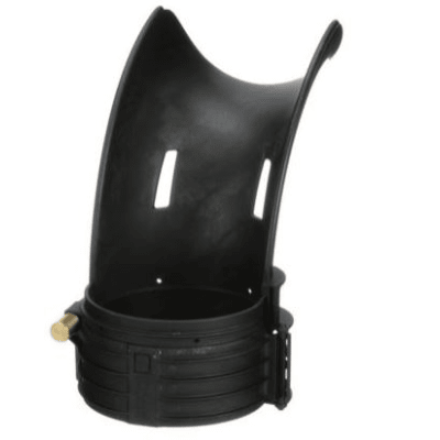 PANDUIT - Conducto tipo cascada Tak-Ty™, 4 in, negro