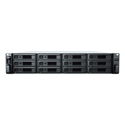 SYNOLOGY - Unidad de Expansión RX1223RP | 12 Bahías HDD/SSD SATA 3.5" o 2.5" | Fuente de Alimentación Redundante | Compatible con Synology DSM | Plug-and-Play.