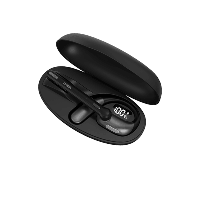 FANVIL - Diadema Bluetooth/ Cancelación de Ruido AI ENC/ Diseño Open-Ear/ Gancho Ergonómico