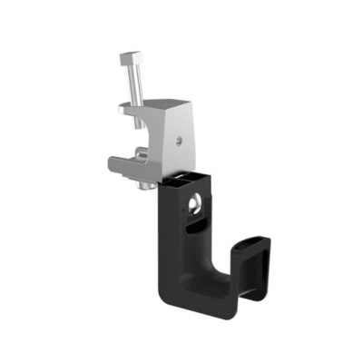 PANDUIT - Sujetador STRONGHOLD tipo J (J-Hook), Con Abrazadera de Tornillo para Montaje, Hasta 8 Cables Cat6, Nylon 6.6, Color Negro, 1 pieza