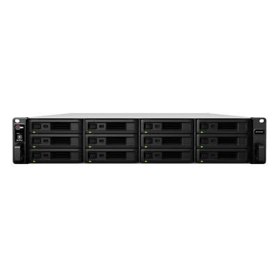 SYNOLOGY - Unidad de Expansión NAS / 12 Bahías de Disco / Fuentes de Alimentación Redundantes / Expansión de Volumen en Caliente / Rack 2U