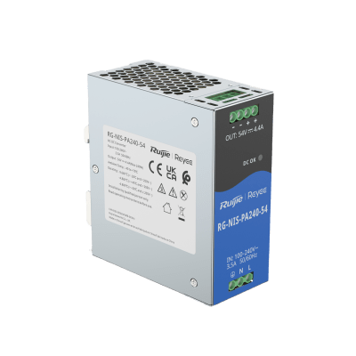 RUIJIE - Fuente de Alimentación AC/DC 240W DIN-RAIL para Switch Industrial
