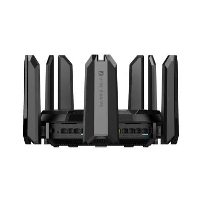 RUIJIE - Home Router inalámbrico MESH Wi-Fi 7, Diseñado para GAMING con doble puerto WAN 2.5G para Sumar Ancho de banda, 3 puertos LAN 2.5G, 4 puertos LAN Gigabit.