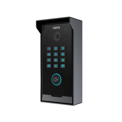 FANVIL - Videoportero Slim IP SIP con Cámara HD, IP IP65, Teclado Numérico y Relé, Apertura por BLE, Tarjeta, Remoto, Protocolo ONVIF, Compatible con App Fanvil Link