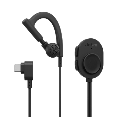 JABRA - Auricular Mono PTT / USB-C Plug-and-Play / IP67 / Resistente a Caídas 1.8 m (5.9 ft) / Micrófono con Filtro de Ruido / PeakStop™