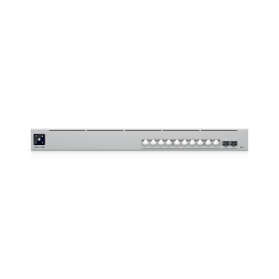 UBIQUITI - USW Pro XG 10 PoE Switch PoE+++ Capa 3 Etherlighting™ de 10 Puertos 10GbE (Todos PoE+++) y 2 Puertos SFP+ con Disponibilidad PoE de 400W