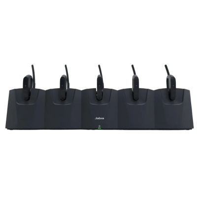 JABRA - Estación de Carga / 5 Bays / Para Headset Perform 45 / Actualización Firmware USB / LED Indicadores / Rack 19 pulgadas / 2 Años Garantía