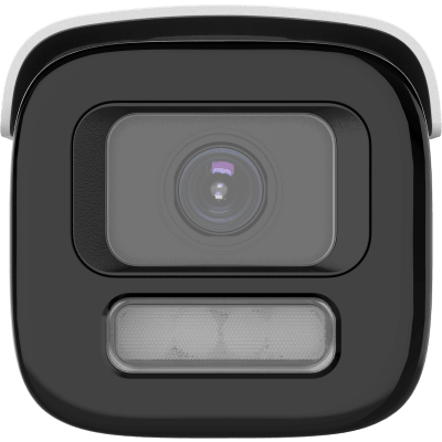 HIKVISION - [Dual Light + ColorVu 3.0 + HikAI] Bala IP 4 Megapixel / Lente Mot. 2.8 a 12 mm / 60 mts IR + Luz Blanca / Exterior IP67 / WDR 130 dB / ACUSENSE 3.0 / Microfono Integrado / Metal / NEMA 4X / ACUSEEK