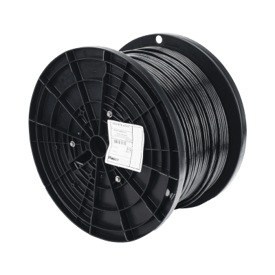 PANDUIT - Bobina de Cable UTP de 4 Pares OSP (Planta Externa), Cat6 de Rango Extendido, 22 AWG, Color Negro, 305 Metros (1000 Pies).