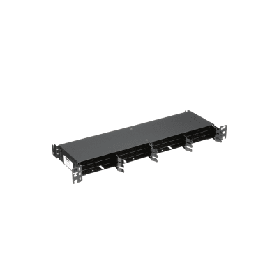PANDUIT - Panel de Distribución de Fibra Óptica, Acepta 12 Cassettes HD Flex en 6 Espacios, Hasta 144 Fibras, 1 UR