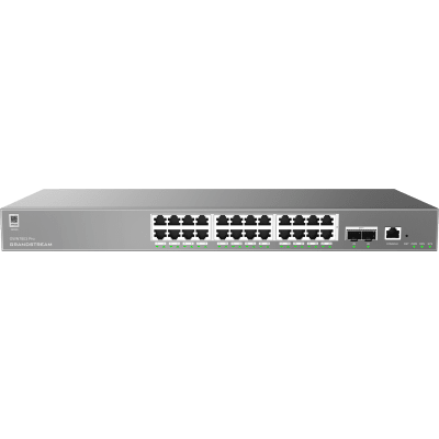 GRANDSTREAM - Switch Empresarial Administrable Capa 2++ / Serie GWN7800 Pro / 24 Puertos Gigabit Ethernet / 2 SFP+ / Switching 88 Gbps / VLAN 4K / QoS Avanzado / GDMS Cloud