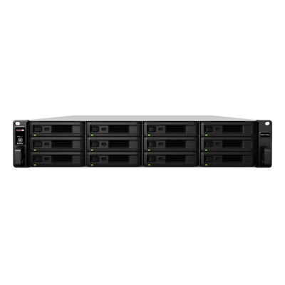 SYNOLOGY - Unidad de Expansión Synology RXD1219sas | 12 Receptáculos SAS | Diseño Modularizado | Fuentes de Alimentación Redundantes | Conectividad Mini-SAS HD.