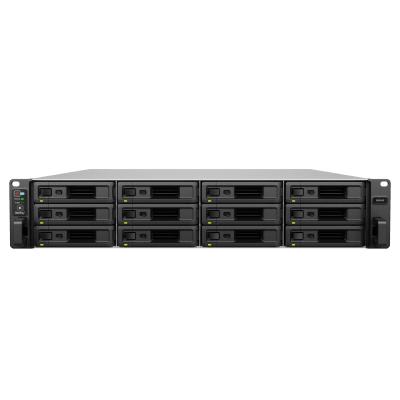SYNOLOGY - Servidor de Almacenamiento Synology SA3410 | 12 Bahías | Escalable hasta 96 Bahías | 1.728 PB de Capacidad Bruta | 6.200 MB/s Lectura Secuencial | 3.000 MB/s Escritura Secuencial | 10GbE RJ-45 | PCIe 3.0.