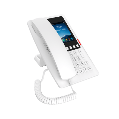 FANVIL - Teléfono IP Wi-Fi Hotelero con PoE, Puerto USB de Carga y Pantalla LCD de 3.5"