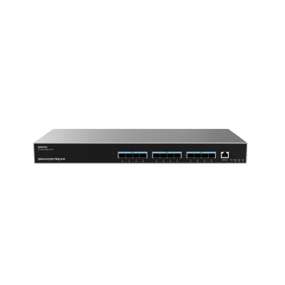 GRANDSTREAM - Switch de Agregación Capa 3 / 12 Puertos 10Gigabit SFP+ / QoS Integrada / Soporte IPv6 e IPv4 / Seguridad Avanzada / Stacking /