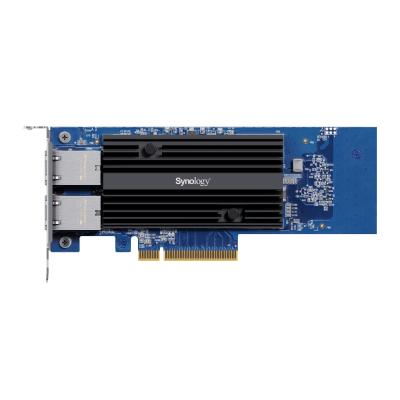 SYNOLOGY - Adaptador de Red Synology E10G30-T2 | Doble Puerto 10 GbE | PCIe 3.0 x8 | Compatible con Synology | Link Aggregation.