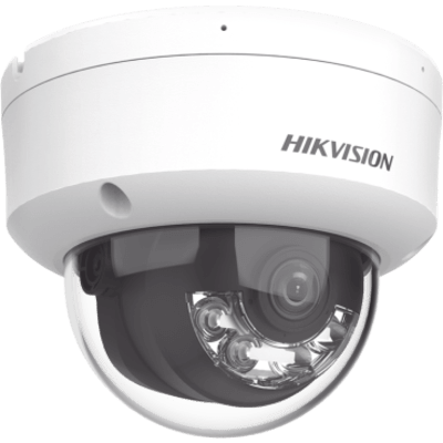 HIKVISION - Cámara Domo IP / 4 Megapixel / Lente 2.8 mm / Smart IR 30 m (98.4 ft) / WDR 120 dB / IP67 e IK10 / H.265+ / PoE / ONVIF