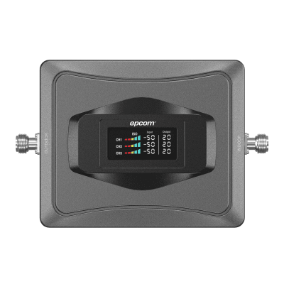 EPCOM - Kit Amplificador de Señal Celular 4G / Mejora las llamadas convencionales y VoLTE / Soporta los datos de las tecnologías 2G, 3G y 4G de TELCEL, AT&T y MOVISTAR / Cubre hasta 600 m2.