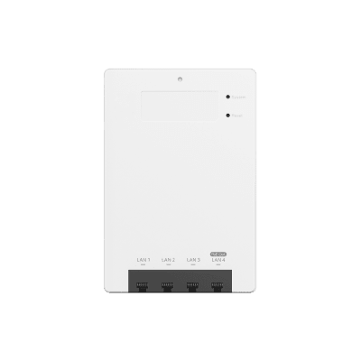 RUIJIE - Punto de Acceso Mesh Wi-Fi 6 para interior en pared, hasta 320 usuarios ideal para Hotelería u Oficina.