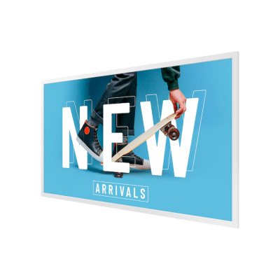 SAMSUNG ELECTRONICS - E-PAPER para publicidad digital, bateria incluida, hasta 6 colores uso 24/7, VESA 200x200