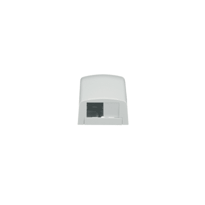 PANDUIT - Caja de Montaje en Superficie, Para 2 Módulos Mini-Com, Color Blanco