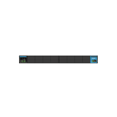 PANDUIT - Chasis Para 9 Transmisores FMPS Clase 4, Hasta 4800 W de Potencia, Tarjeta de Red Incluida, 1 UR, Color Negro