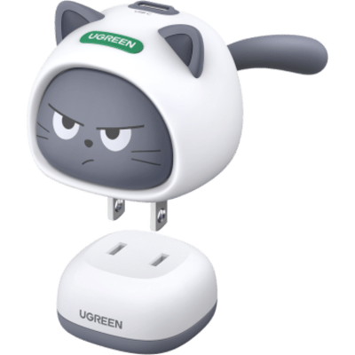 UGREEN - Cargador de Pared USB-C / 45W GaN / Monopuerto / Multivoltaje 5V-20V / 3A / Entrada 100-240V
